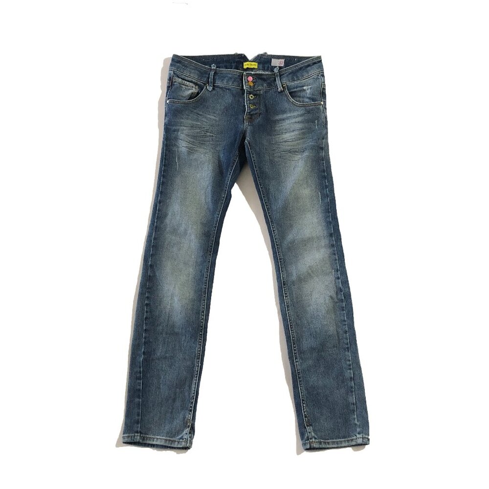 Only Denim Jeans Womens 32/34 Blue Nelly Skinny 5-Pockets Denim